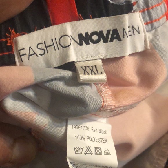 Fashion Nova Too Fly For This Set - Red/Black Size XXL - Picture 6 of 7